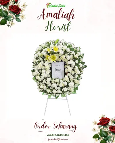 Krans Bunga Duka Cita di Gadang