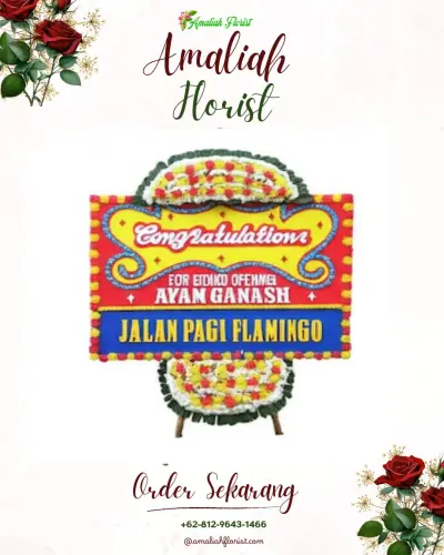 Bunga Papan Congratulation di Gadang